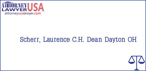 Telephone, Address and other contact data of Scherr, Laurence, Dayton, OH, USA