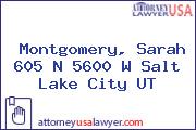 Montgomery, Sarah 605 N 5600 W Salt Lake City UT