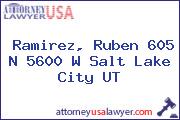 Ramirez, Ruben 605 N 5600 W Salt Lake City UT