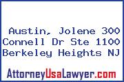 Austin, Jolene 300 Connell Dr Ste 1100 Berkeley Heights NJ