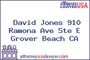 David Jones 910 Ramona Ave Ste E Grover Beach CA