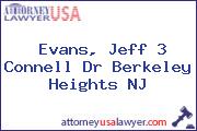 Evans, Jeff 3 Connell Dr Berkeley Heights NJ