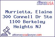 Murrietta, Elaine 300 Connell Dr Ste 1100 Berkeley Heights NJ