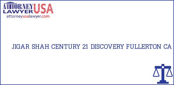 Telephone, Address and other contact data of JIGAR SHAH, FULLERTON, CA, USA