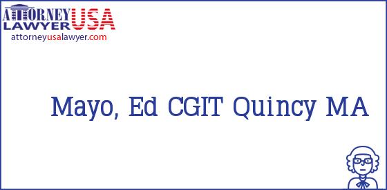 Telephone, Address and other contact data of Mayo, Ed, Quincy, MA, USA