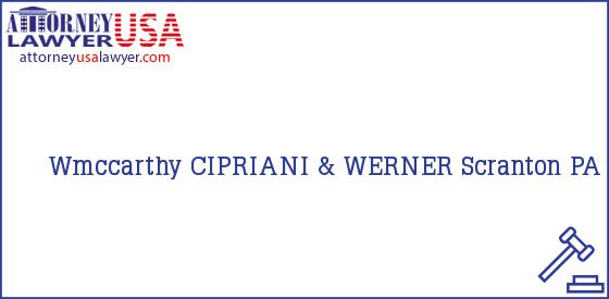 Telephone, Address and other contact data of Wmccarthy, Scranton, PA, USA