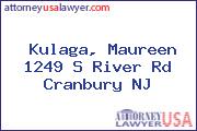 Kulaga, Maureen 1249 S River Rd Cranbury NJ