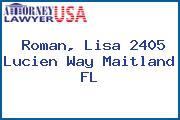 Roman, Lisa 2405 Lucien Way Maitland FL