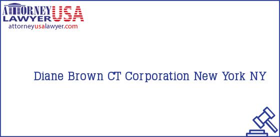 Telephone, Address and other contact data of Diane Brown, New York, NY, USA