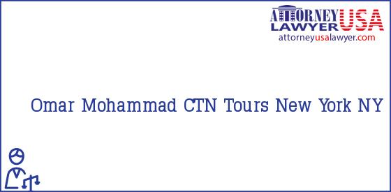 Telephone, Address and other contact data of Omar Mohammad, New York, NY, USA