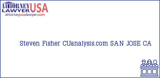 Telephone, Address and other contact data of Steven Fisher, SAN JOSE, CA, USA