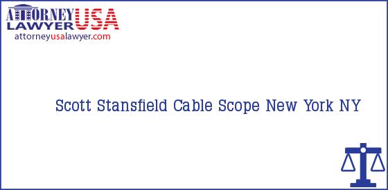 Telephone, Address and other contact data of Scott Stansfield, New York, NY, USA