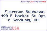 Florence Buchanan 409 E Market St Apt 8 Sandusky OH