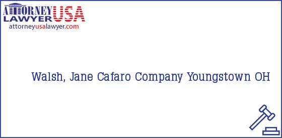 Telephone, Address and other contact data of Walsh, Jane, Youngstown, OH, USA