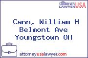 Cann, William H Belmont Ave Youngstown OH