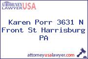 Karen Porr 3631 N Front St Harrisburg PA