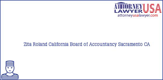 Telephone, Address and other contact data of Zita Roland, Sacramento, CA, USA