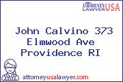 John Calvino 373 Elmwood Ave Providence RI
