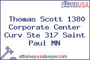 Thomas Scott 1380 Corporate Center Curv Ste 317 Saint Paul MN