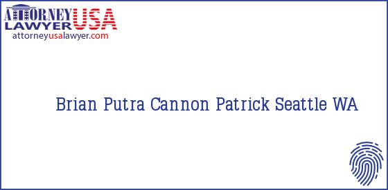 Telephone, Address and other contact data of Brian Putra, Seattle, WA, USA