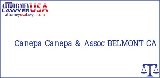 Telephone, Address and other contact data of Canepa, BELMONT, CA, USA