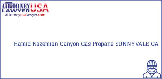 Telephone, Address and other contact data of Hamid Nazemian, SUNNYVALE, CA, USA