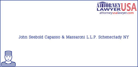Telephone, Address and other contact data of John Seebold, Schenectady, NY, USA