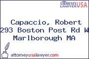 Capaccio, Robert 293 Boston Post Rd W Marlborough MA