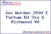 Jon Worden 2500 E Parham Rd Ste 6 Richmond VA