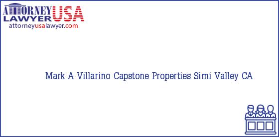 Telephone, Address and other contact data of Mark A Villarino, Simi Valley, CA, USA
