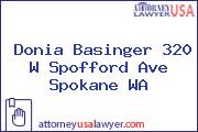 Donia Basinger 320 W Spofford Ave Spokane WA