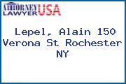 Lepel, Alain 150 Verona St Rochester NY