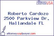 Roberto Cardozo 2500 Parkview Dr. Hallandale FL