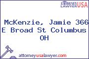McKenzie, Jamie 366 E Broad St Columbus OH