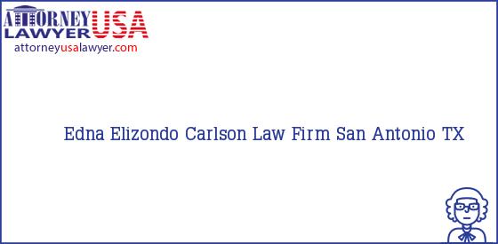 Telephone, Address and other contact data of Edna Elizondo, San Antonio, TX, USA