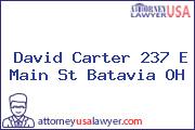 David Carter 237 E Main St Batavia OH