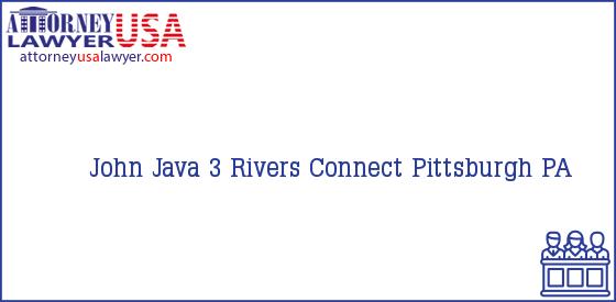 Telephone, Address and other contact data of John Java, Pittsburgh, PA, USA