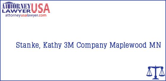 Telephone, Address and other contact data of Stanke, Kathy, Maplewood, MN, USA