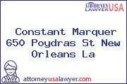 Constant Marquer 650 Poydras St New Orleans La