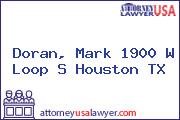Doran, Mark 1900 W Loop S Houston TX