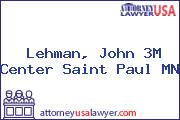 Lehman, John 3M Center Saint Paul MN