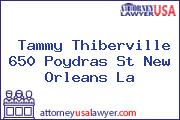 Tammy Thiberville 650 Poydras St New Orleans La