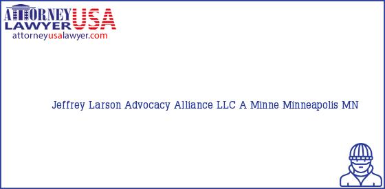 Telephone, Address and other contact data of Jeffrey Larson, Minneapolis, MN, USA