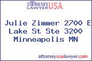Julie Zimmer 2700 E Lake St Ste 3200 Minneapolis MN