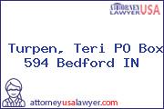 Turpen, Teri PO Box 594 Bedford IN