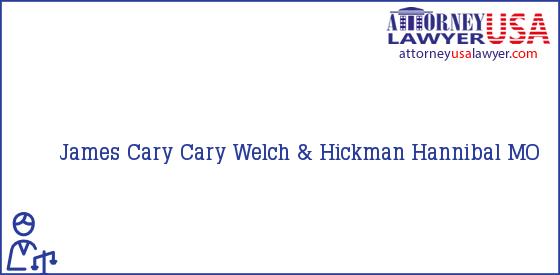 Telephone, Address and other contact data of James Cary, Hannibal, MO, USA