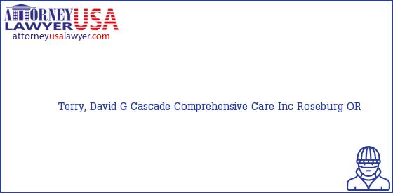 Telephone, Address and other contact data of Terry, David G, Roseburg, OR, USA