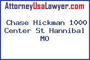 Chase Hickman 1000 Center St Hannibal MO