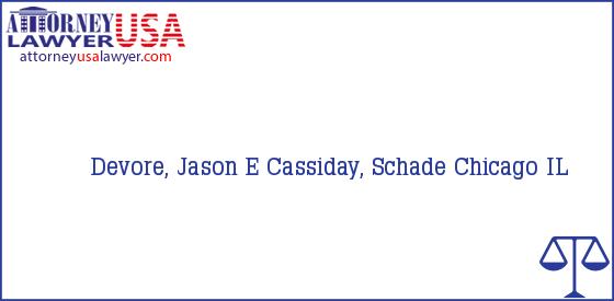 Telephone, Address and other contact data of Devore, Jason E, Chicago, IL, USA
