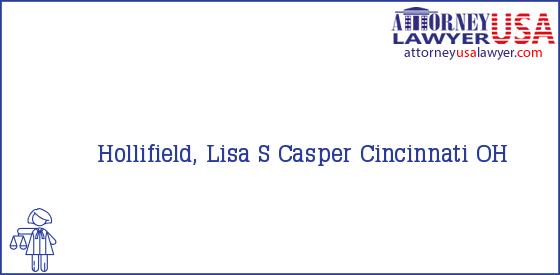 Telephone, Address and other contact data of Hollifield, Lisa S, Cincinnati, OH, USA